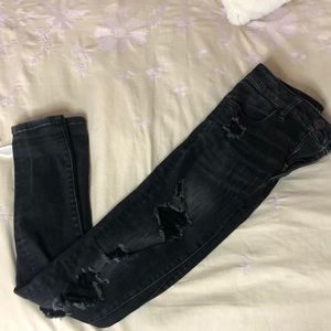 Ripped Super Super Stretch Skinny Jeans